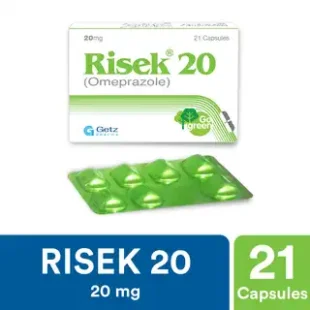 Risek Capsules 20Mg